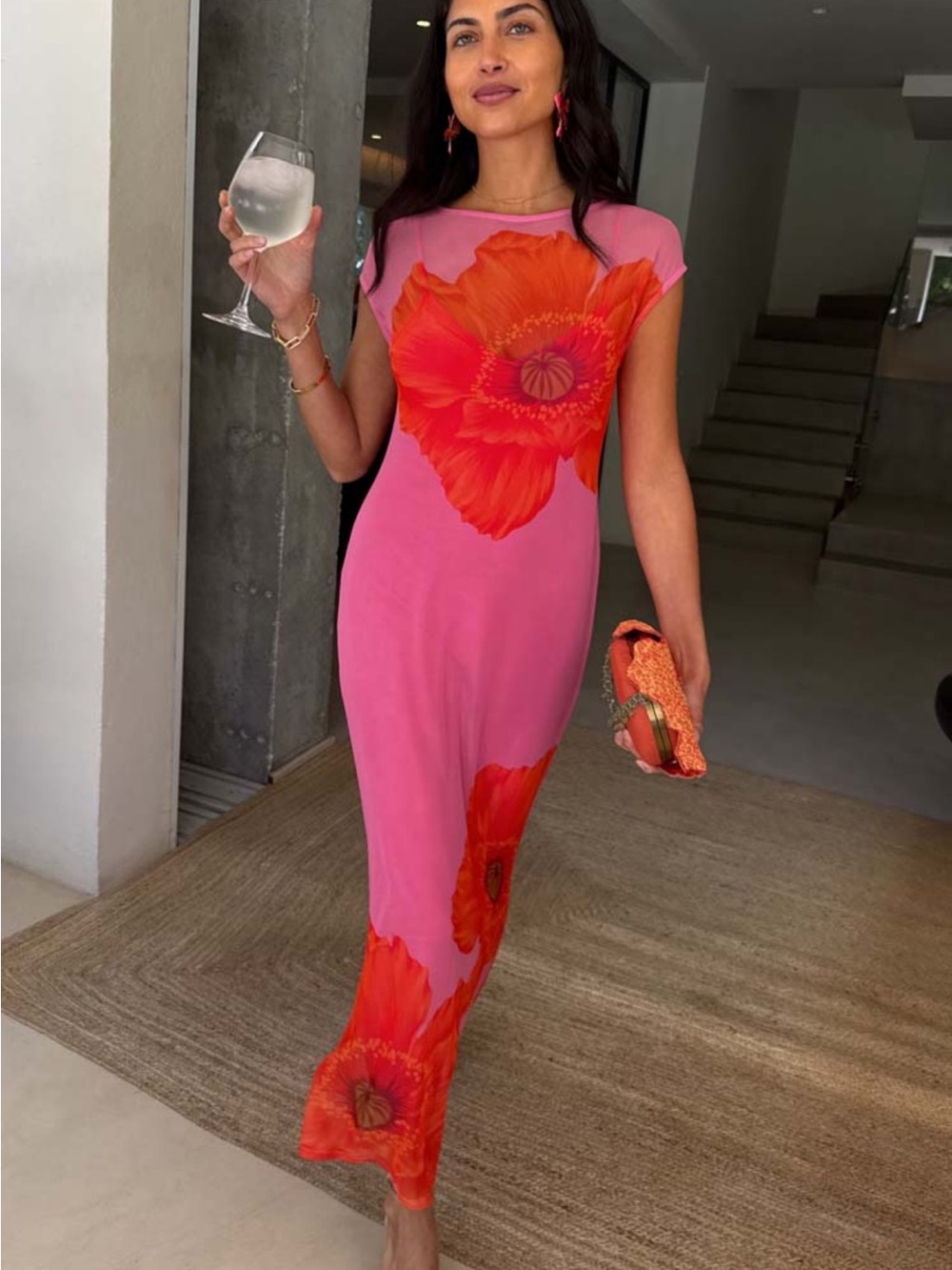 Never Fully Dressed Pink Poppy Dress